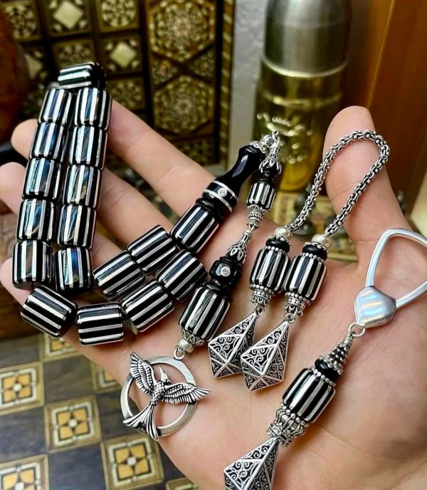 Komple El Yapımı Erzurum Oltusu,Özel Tasarım 925 Ayar Gümüş Püskül Modeli - Görsel 5