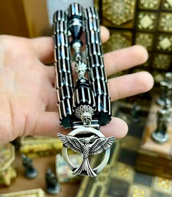 Komple El Yapımı Erzurum Oltusu,Özel Tasarım 925 Ayar Gümüş Püskül Modeli - Görsel 2